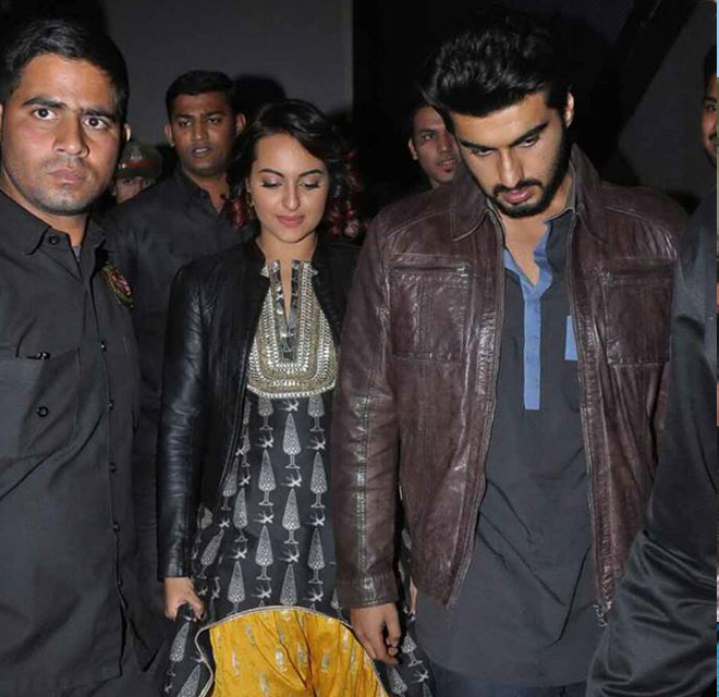 Arjun kapoor and Sonakshi sinha